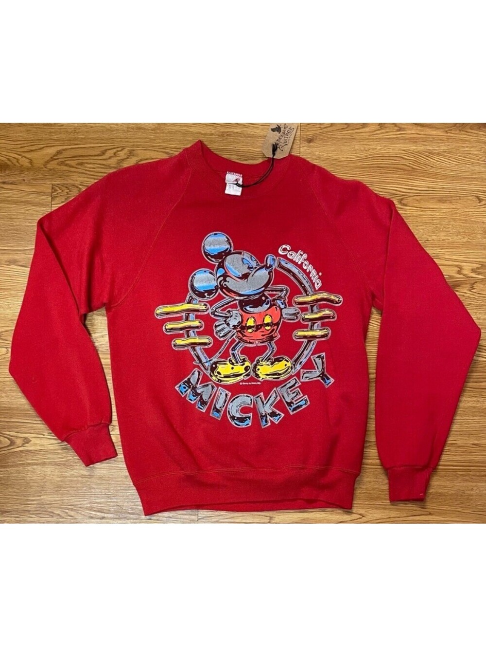 1980’s Vintage Disney California Mickey Mouse Jerzees Sweatshirt Made in USA